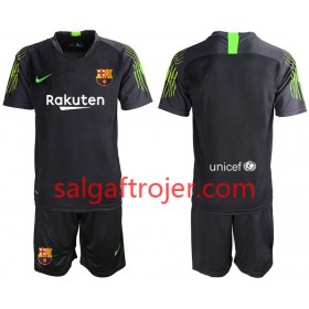 FC Barcelona Fodboldtrøjer Målmand Børn Udebanesæt 2019/20 Kort ærmer